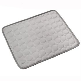 Dog Cooling Mat Summer Pets Cold Bed Extra Large For Small Big Dogs Pet Accessories Cat Durable Blanket Sofa Cat Ice Pad Blanket Pet Products (Option: Gray-2XL150*100cm)